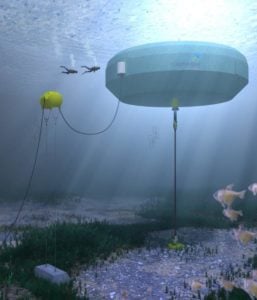 Wave energy technology demonstrated under water
