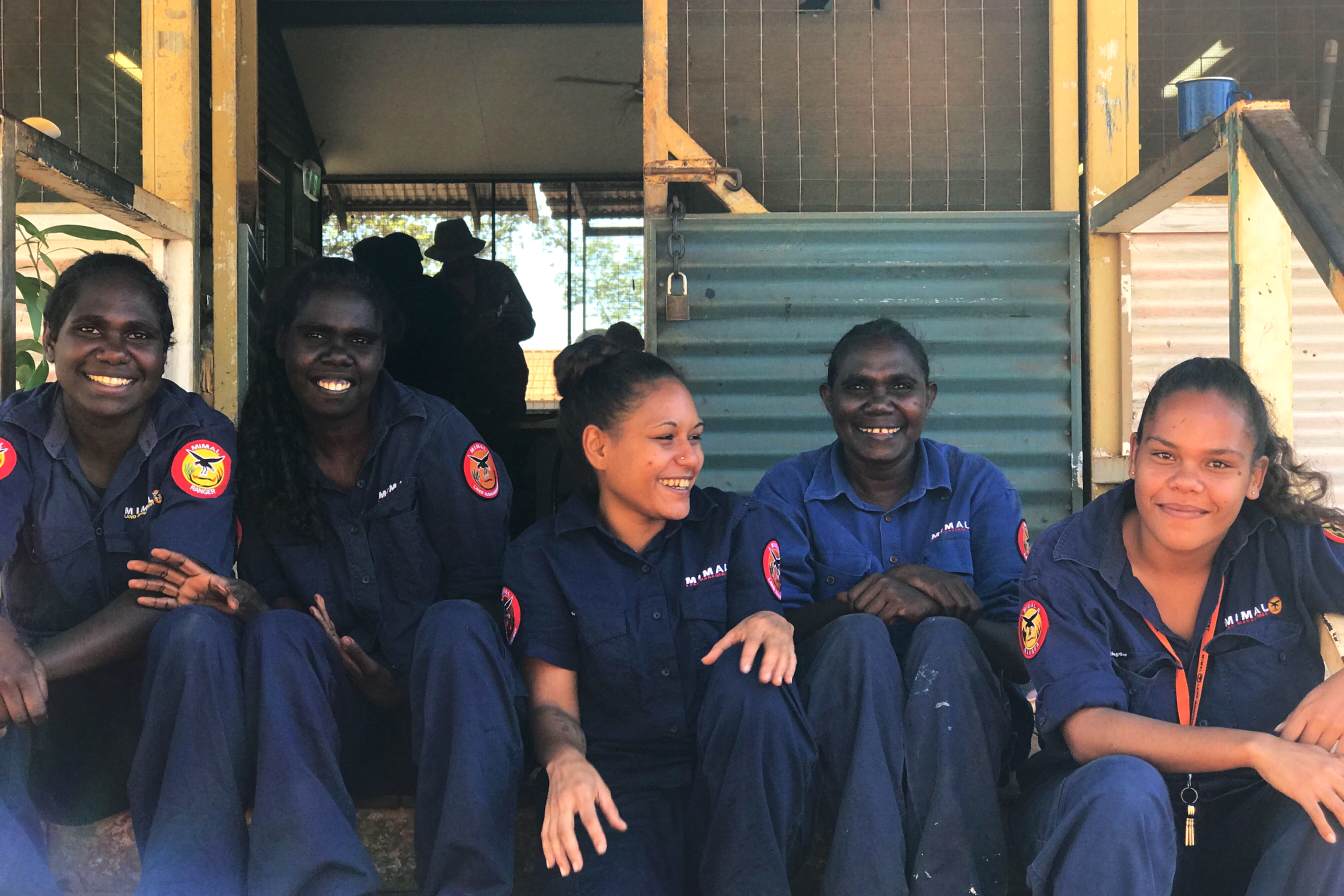 Indigenous women rangers in West and Central Arnhem Land